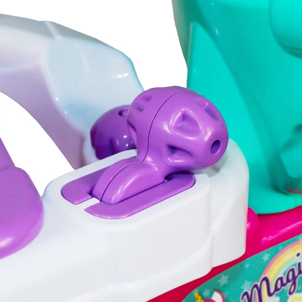Triciclo Infantil Motoquinha Com Pedal e Empurrador Maral Rosa - Image 6