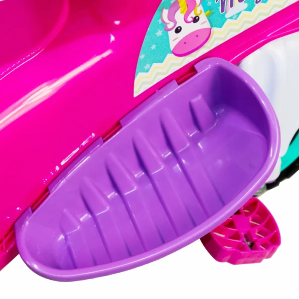 Triciclo Infantil Motoquinha Com Pedal e Empurrador Maral Rosa - Image 7