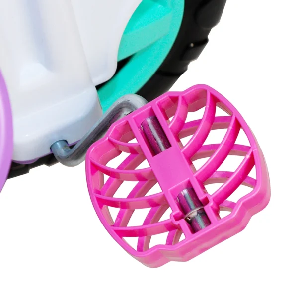 Triciclo Infantil Motoquinha Com Pedal e Empurrador Maral Rosa - Image 8