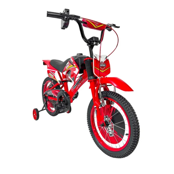 Bicicleta Aro 14 Motocross Unitoys Vermelha