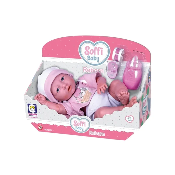 Boneca Soffi Baby Reborn Cotiplás