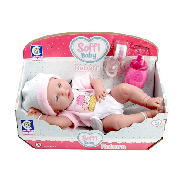 Boneca Soffi Baby Reborn Cotiplás - Image 3