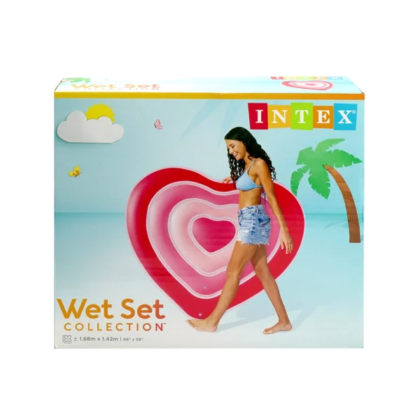 Boia Inflável Para Piscinas Coração Grande Intex