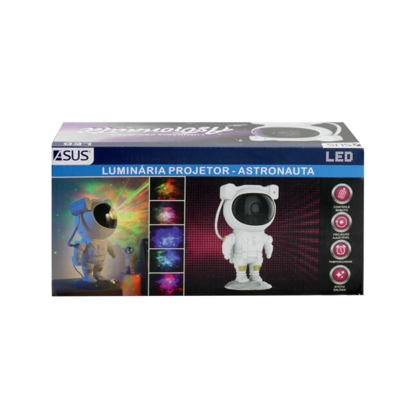 Projetor de Estrela e Luz de Galáxia Astronauta com Controle Remoto - Image 4