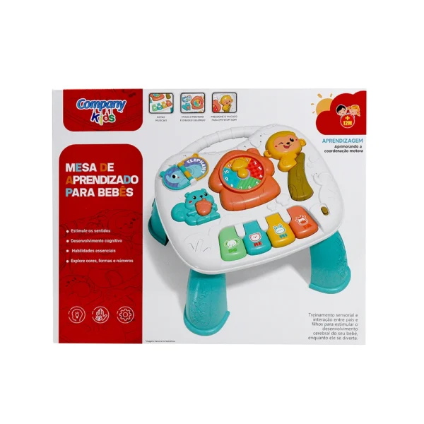 Mesa de Aprendizado para Bebês Piano Divertido - Image 2