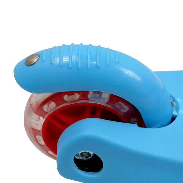 Patinete Infantil 3 Rodas Altura Ajustável com Led Azul e Vermelho - Image 4