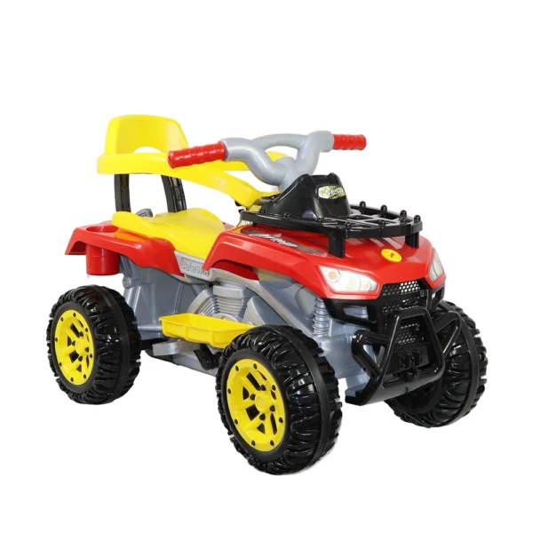 Carrinho Quadriciclo Infantil Com Pedal e Empurrador Calesita Vermelho - Image 3