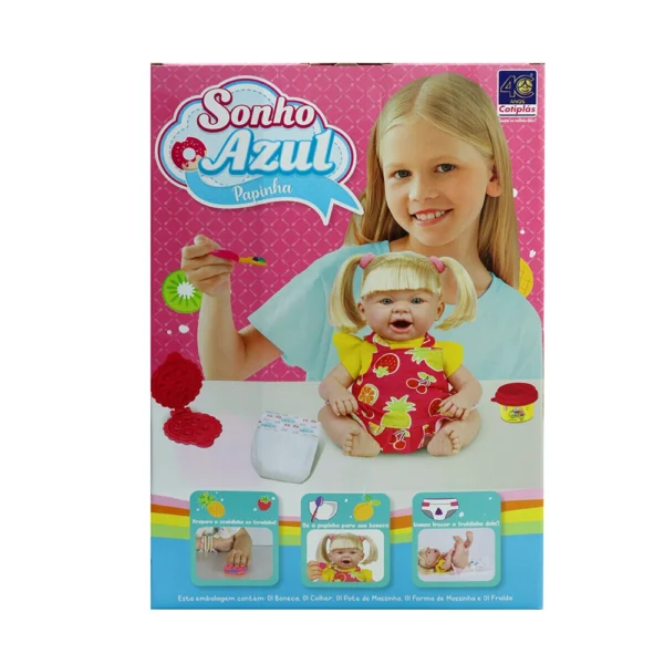 Boneca Sonho Azul Faz Coco Cotiplás - Image 2