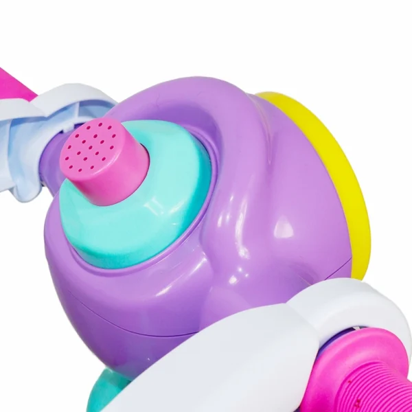 Triciclo Infantil Andador com Pedal e Empurrador Avespa Maral Rosa - Image 4